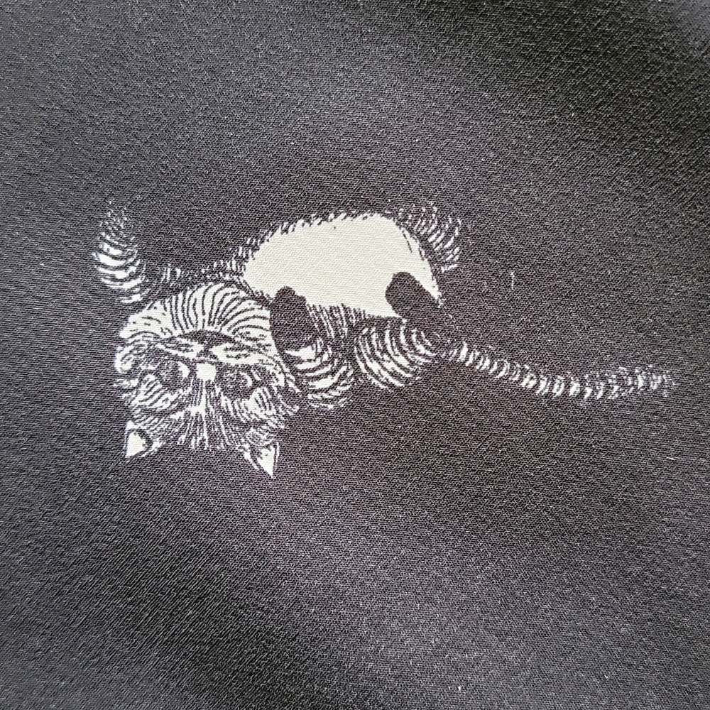 Alice Through the Looking Glass designer black Cheshire Cat skirt - Picture 6 of 7
